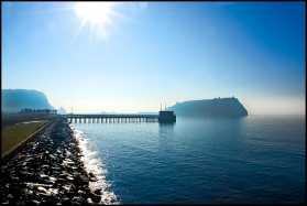 Nisida - panorama dal pontile di bagnoli