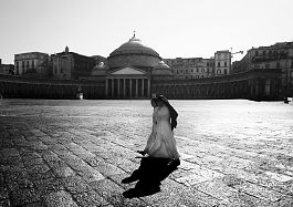 Napoli - Piazza Plebiscito - Le monache