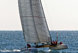 America's Cup Napoli - China Team in allenamento