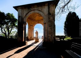 Ravello - Villa Cimbrone, la statua di Cerere